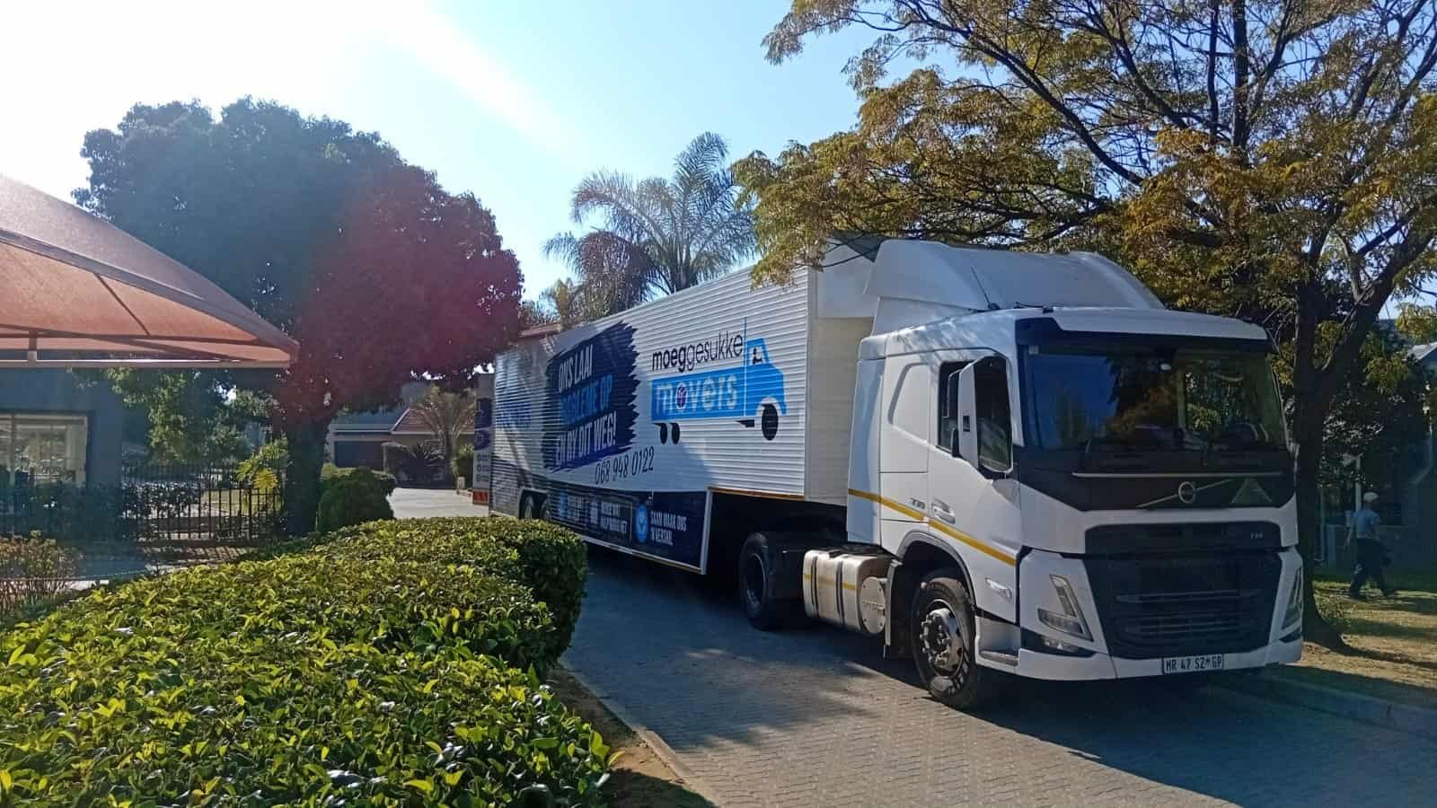 Reliable MGS Movers truck ready for local and long-distance moving services in South Africa.